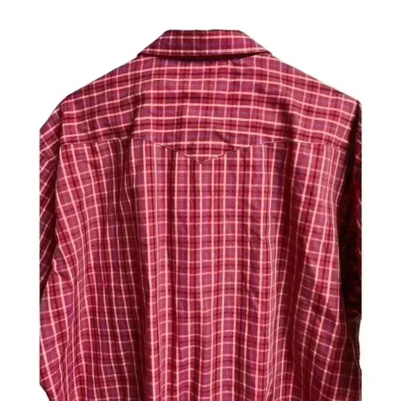 Panhandle Slim Plaid Short Sleeve‎ Western Men's Shirt - Picture 5 of 10